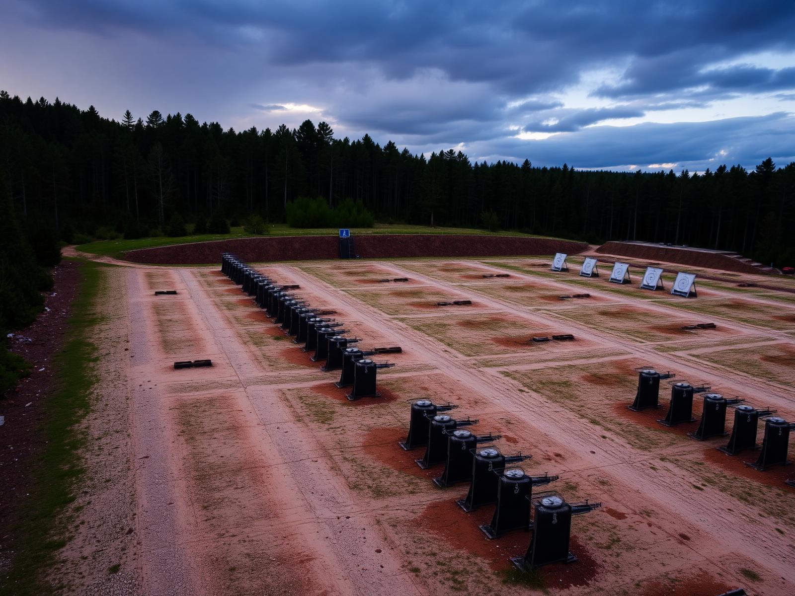 Outdoor shooting range